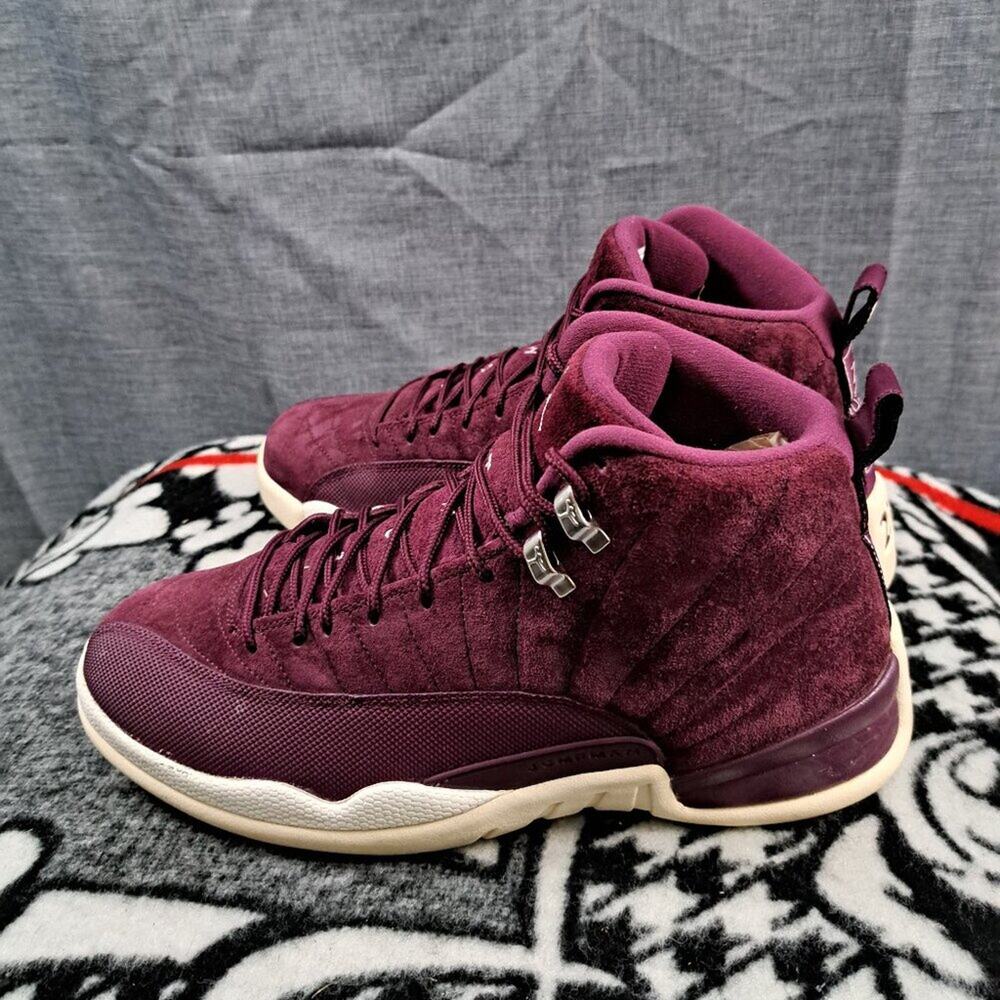 %Size 11.5 Nike Air Jordan 12 Hi Retro XII Bordeaux 2017 Men 130690-617 AJ15